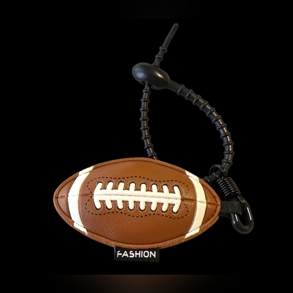 Football Bag Charm / Keychain β Sports Accessory with Strap